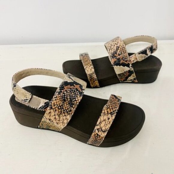 Vionic Pacific Bolinas Snake Print Sandals, Women’s Size 6 - Picture 10 of 12